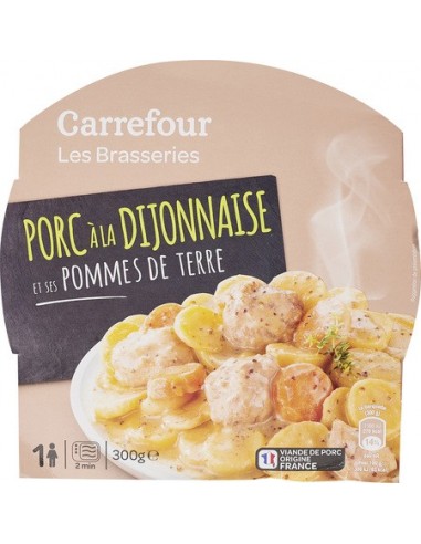300gr Porc à la Dijonnaise Carrefour