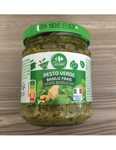 190gr Pesto Verde Carrefour Classic'