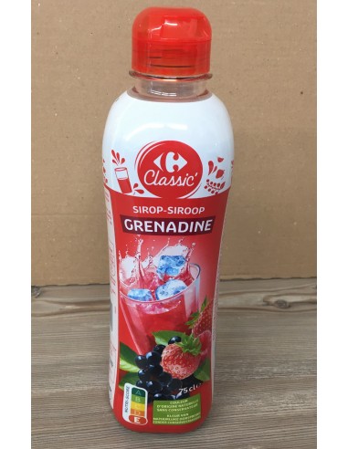 75cl Sirop de Grenadine Carrefour...