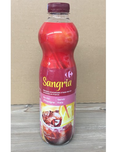 1L Sangria Rouge Carrefour 7.5%