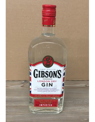 70cl Gin Gibsons 37.5%