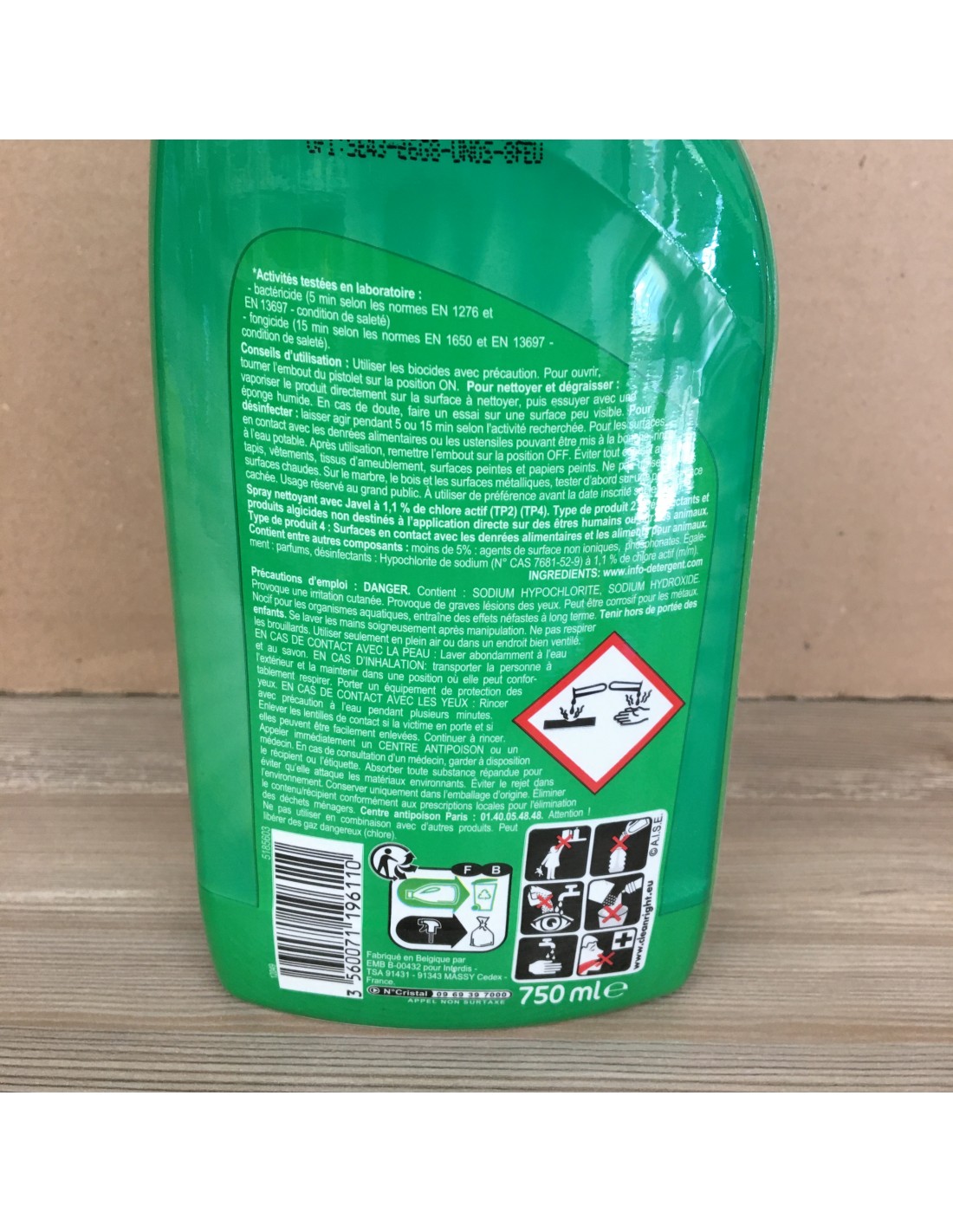 Spray avec javel, Monoprix (750 ml)  Frichti market : Goodfood for  foodlovers <3
