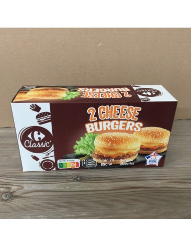 2 Cheese Burgers Carrefour Classic'