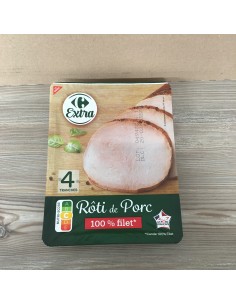 4 Tranches Rôti de Porc...