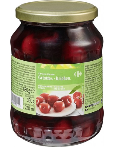 680gr Cerises Griottes Carrefour...