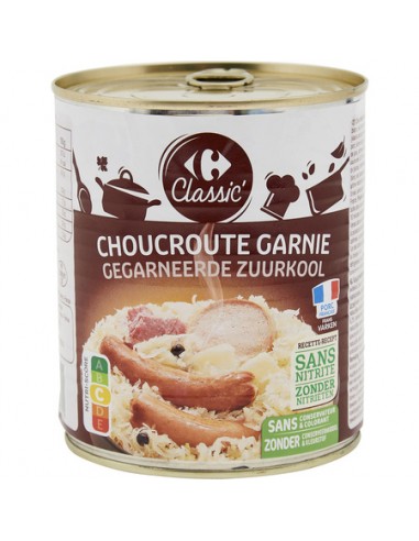 800gr Choucroute Garnie Carrefour...