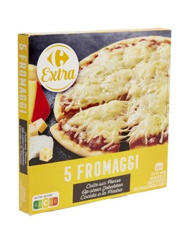 390gr Pizza 5 Fromages Carrefour Extra