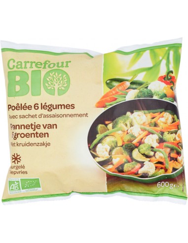 600gr Poêlée de Légumes Carrefour Bio