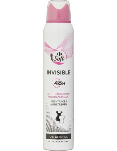 200ml Déodorant Invisible Carrefour Soft