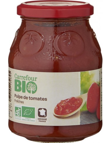 400gr Pulpe de Tomates Carrefour Bio