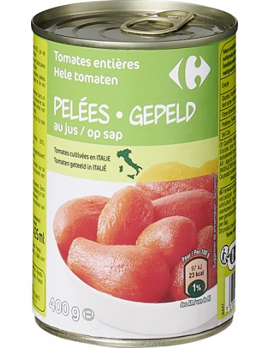 400gr Tomates Entières Pelées...