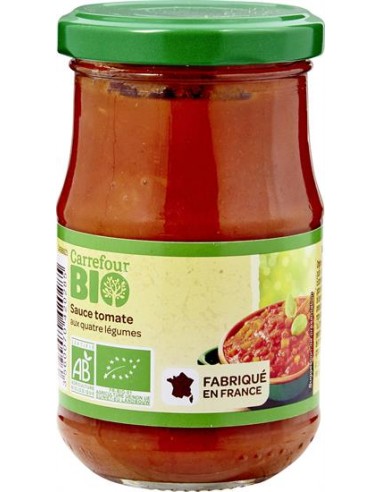 190gr Sauce Tomates Carrefour Bio