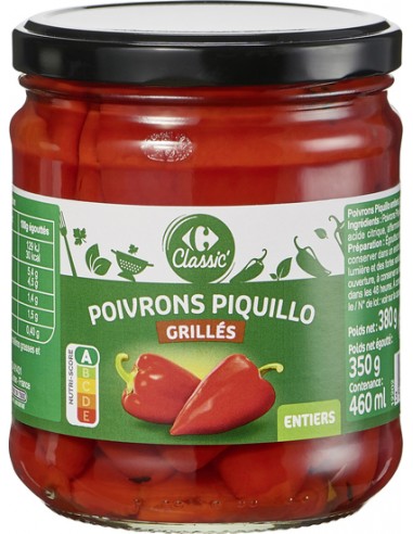 380gr Poivrons Piquillo Carrefour Extra