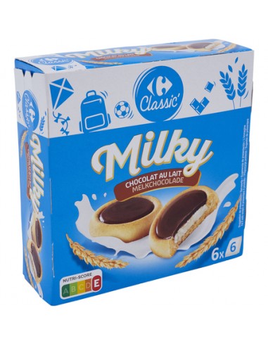 225gr Biscuits Milky Carrefour Classic'