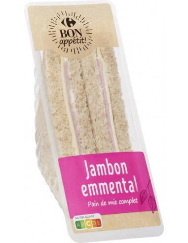 145gr Sandwich Club Jambon & Emmental...