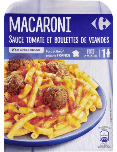 300gr Macaroni à la Viande & Sauce...