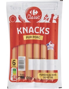 6 Knacks Carrefour Classic'