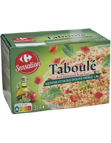 730gr Taboulé Menthe Carrefour Sensation