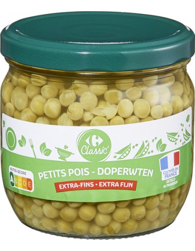 330gr Petits Pois Carrefour Classic'