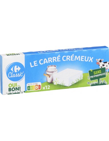 12*20gr Le Carré Crémeux Carrefour...