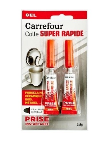 2*3gr Gel Super Rapide Carrefour