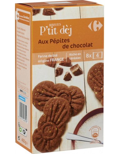 400gr Biscuits aux Céréales Carrefour...