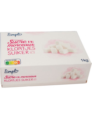 1kg Sucre en Morceaux Simpl'