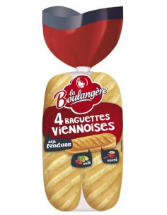 4 Baguettes Viennoises La...