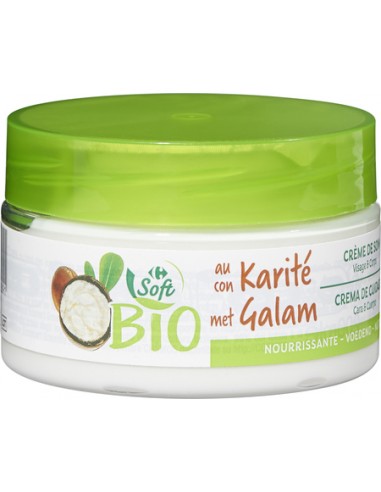 200ml Crème de soin Carrefour Soft Bio