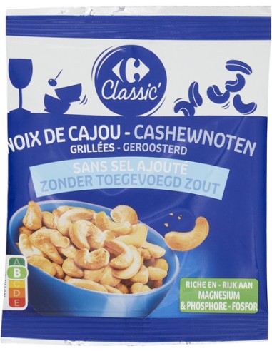 125gr Noix de Cajou Carrefour Classic'